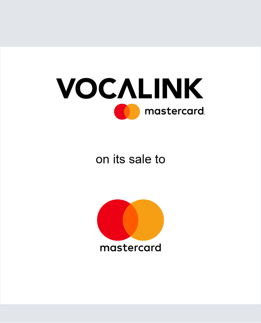 VocaLink has been acquired by MasterCard
