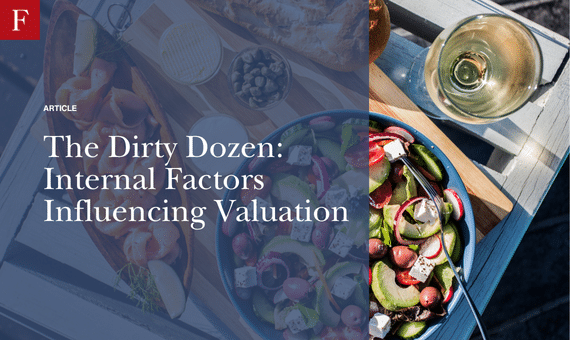 The Dirty Dozen: Internal Factors Influencing Valuation