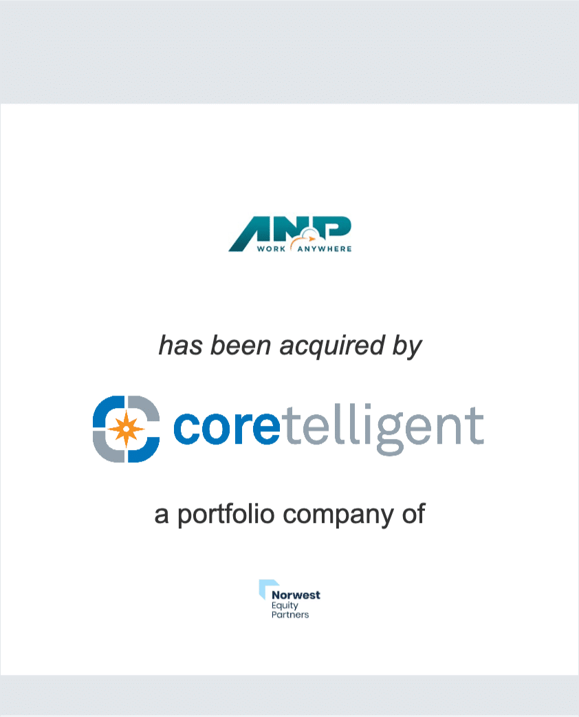 Advanced Network Products has been acquired by Coretelligent