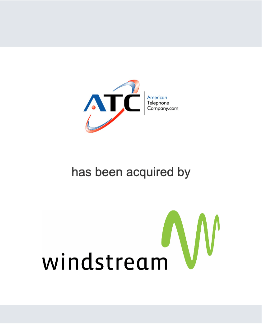 American Telephone Company, LLC has been acquired by Windstream Holdings, Inc.