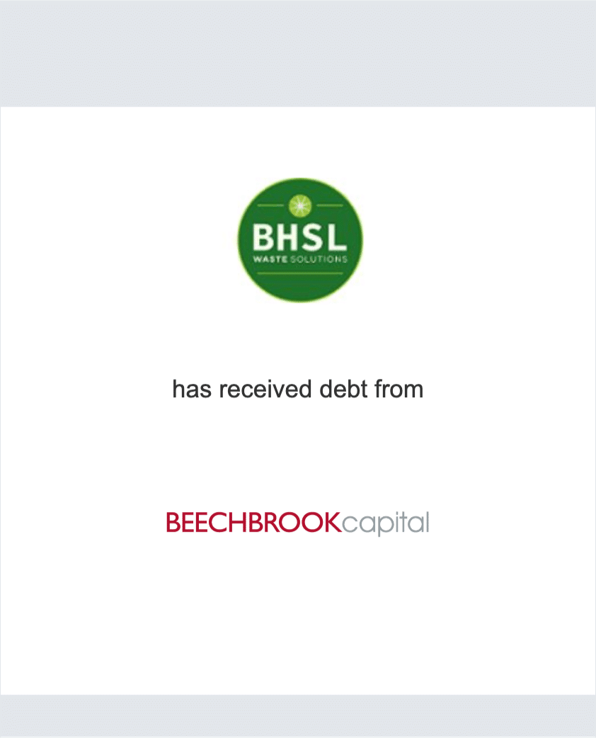 BHSL Hydro has received debt from BeechBrook Capital