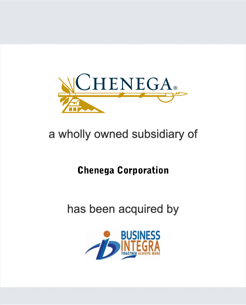 Chenega Federal Systems, LLC a wholly owned subsidiary of Chenega Corporation has been acquired by Business Integra Technology Solutions, Inc.