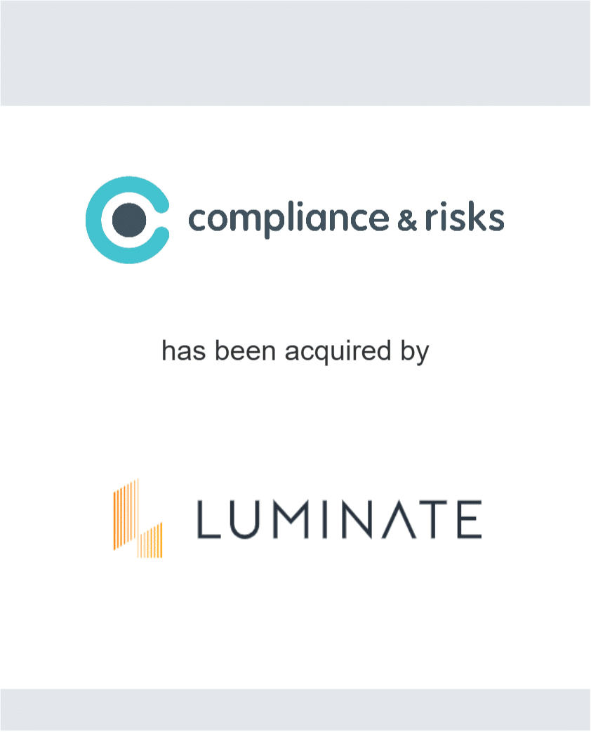 Compliance & Risks has been acquired by Luminate Capital Partners