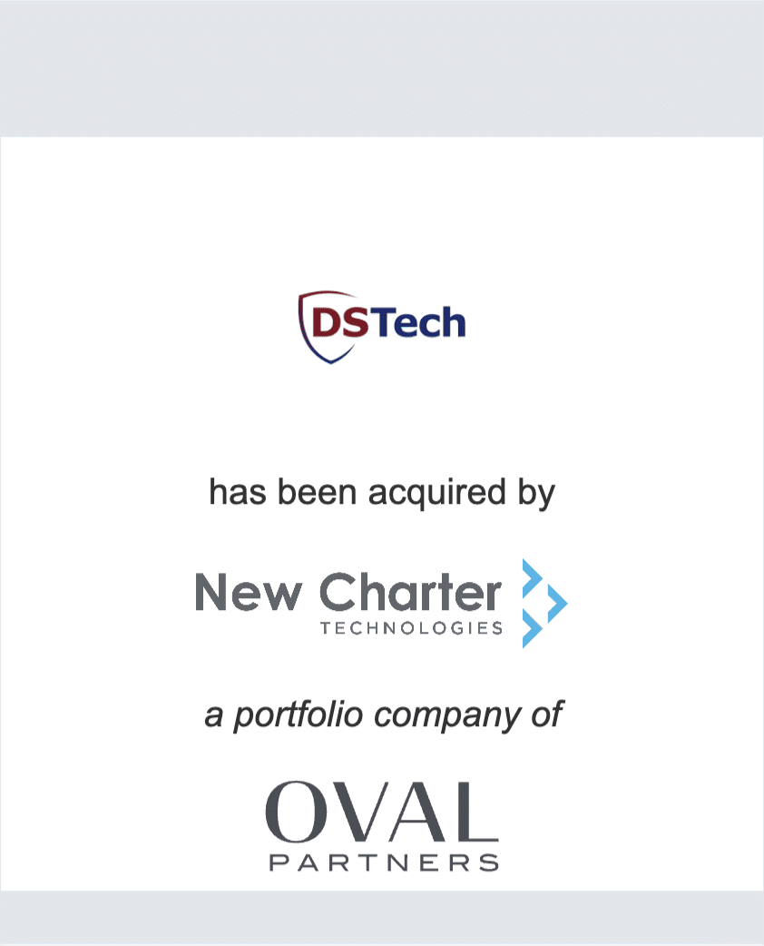 DS Tech has been acquired by New Charter Technologies