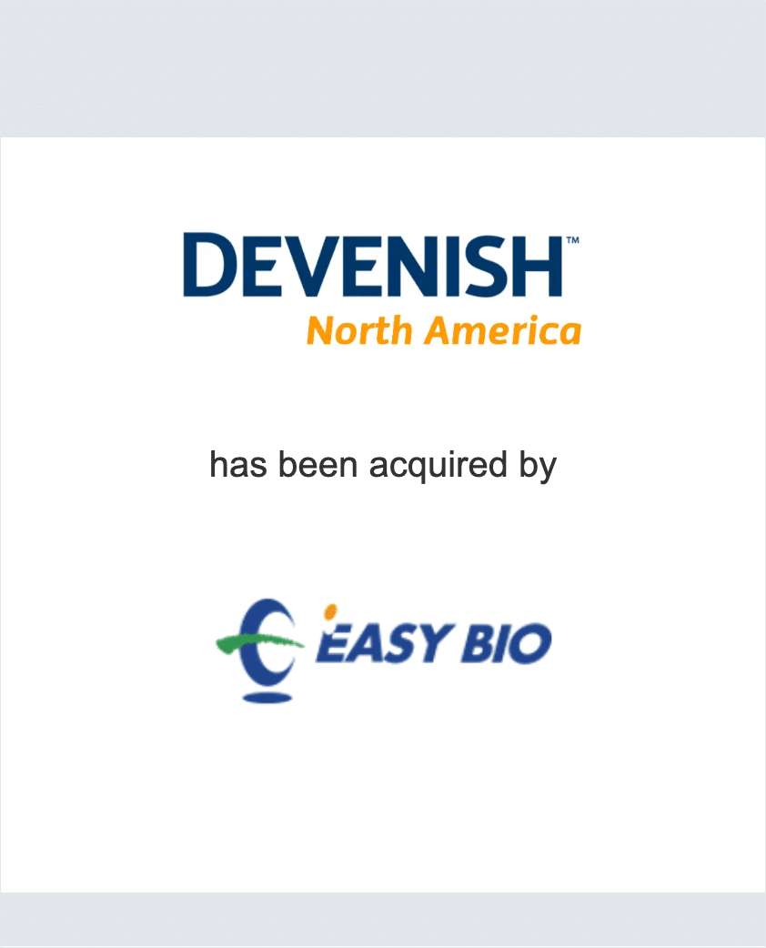 Devenish Nutrition Group has been acquired by EASY BIO, Inc.