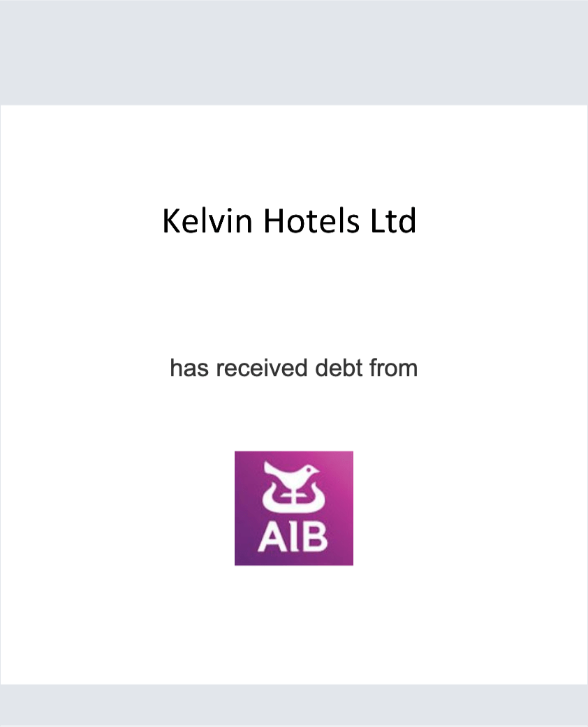 Kelvin Hotels has received debt from AIB