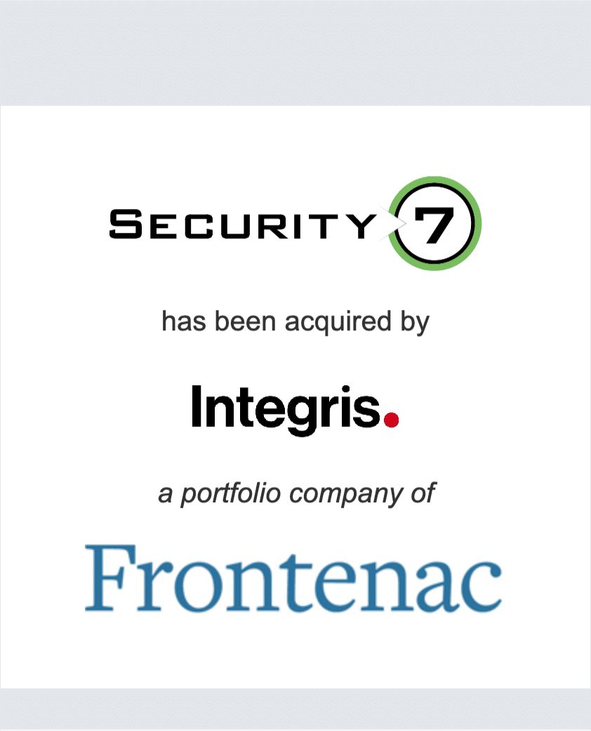Security7 Networks has been acquired by Integris, a portfolio company of Frontenac