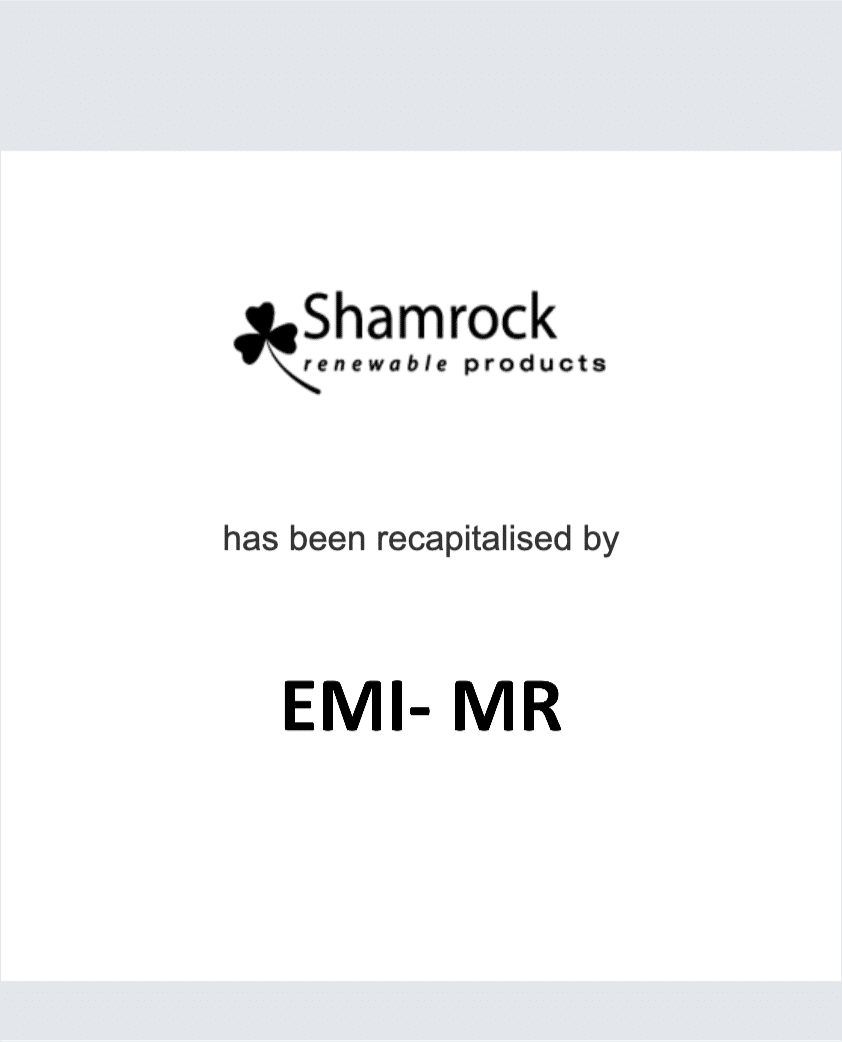 Shamrock Renewables has been recapitalized by EMI-MR