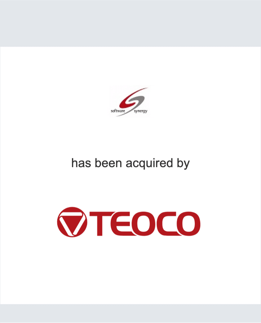 Software Synergy has been acquired by TEOCO Corporation