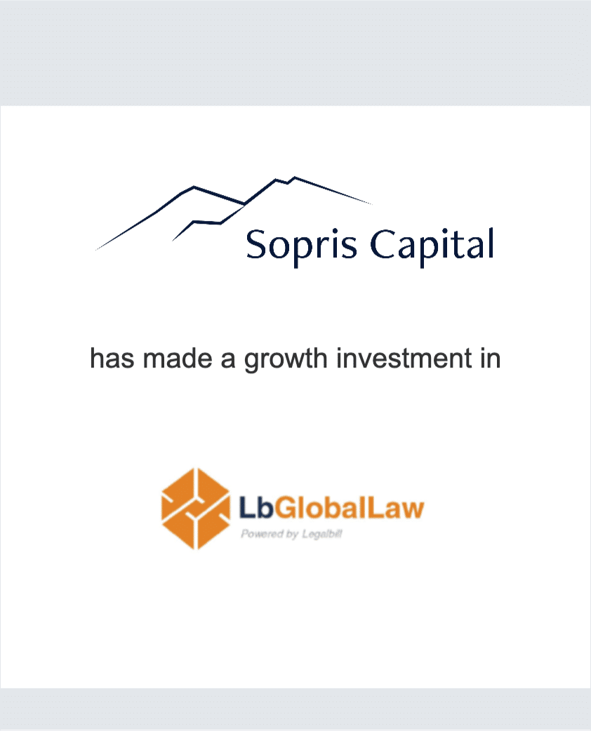 Sopris Capital has made a Growth Equity Investment in LbGlobalLaw, LLC.