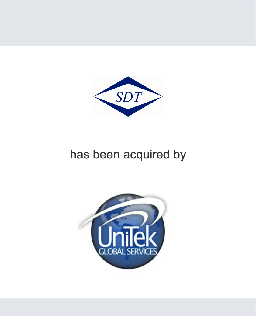 Southern Diversified Technologies, Inc. has been acquired by UniTek Global Services, Inc.