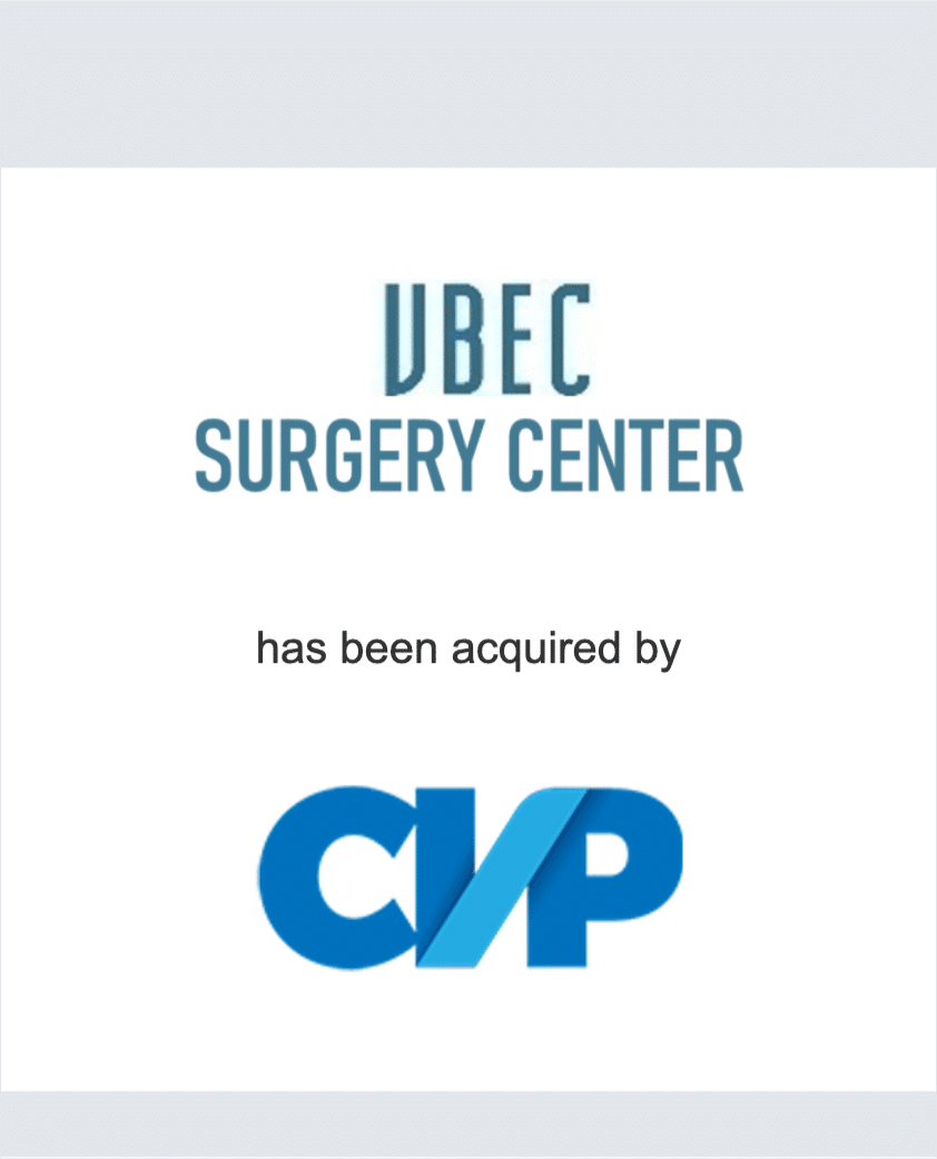 VBEC Surgery Center has been acquired by CVP