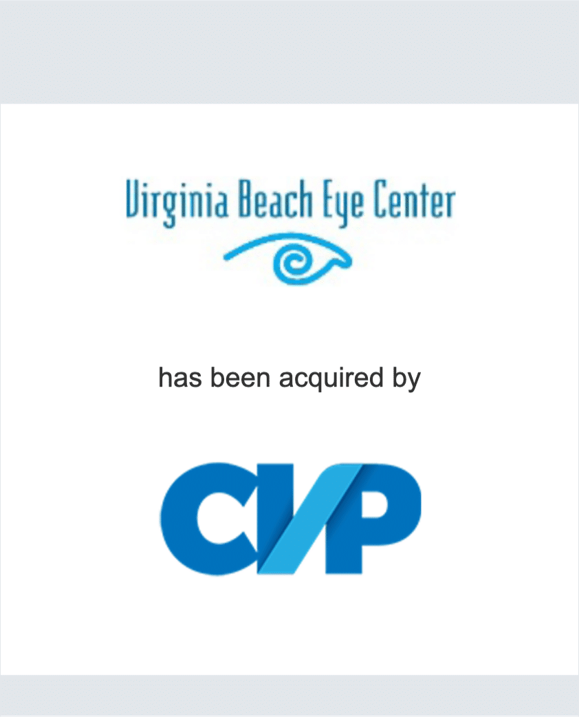 Virginia Beach Eye Center has been acquired by CVP Health