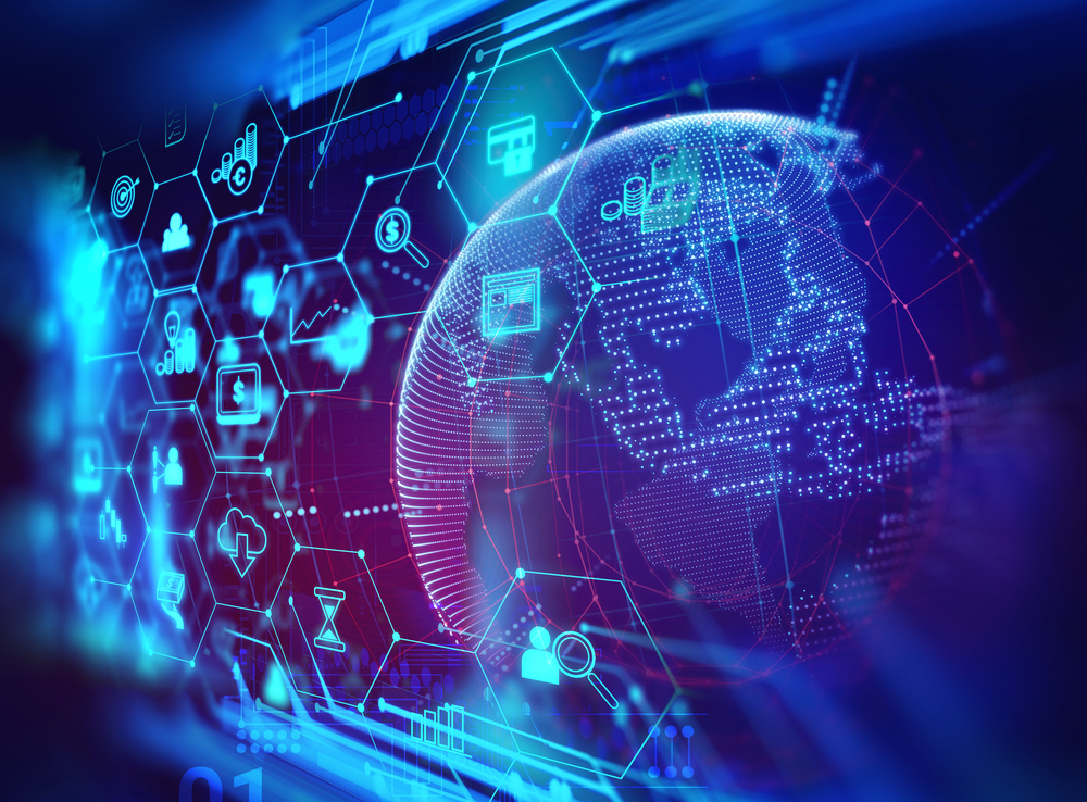 Fintech,Icon,On,Abstract,Financial,Technology,Background,Represent,Blockchain,And