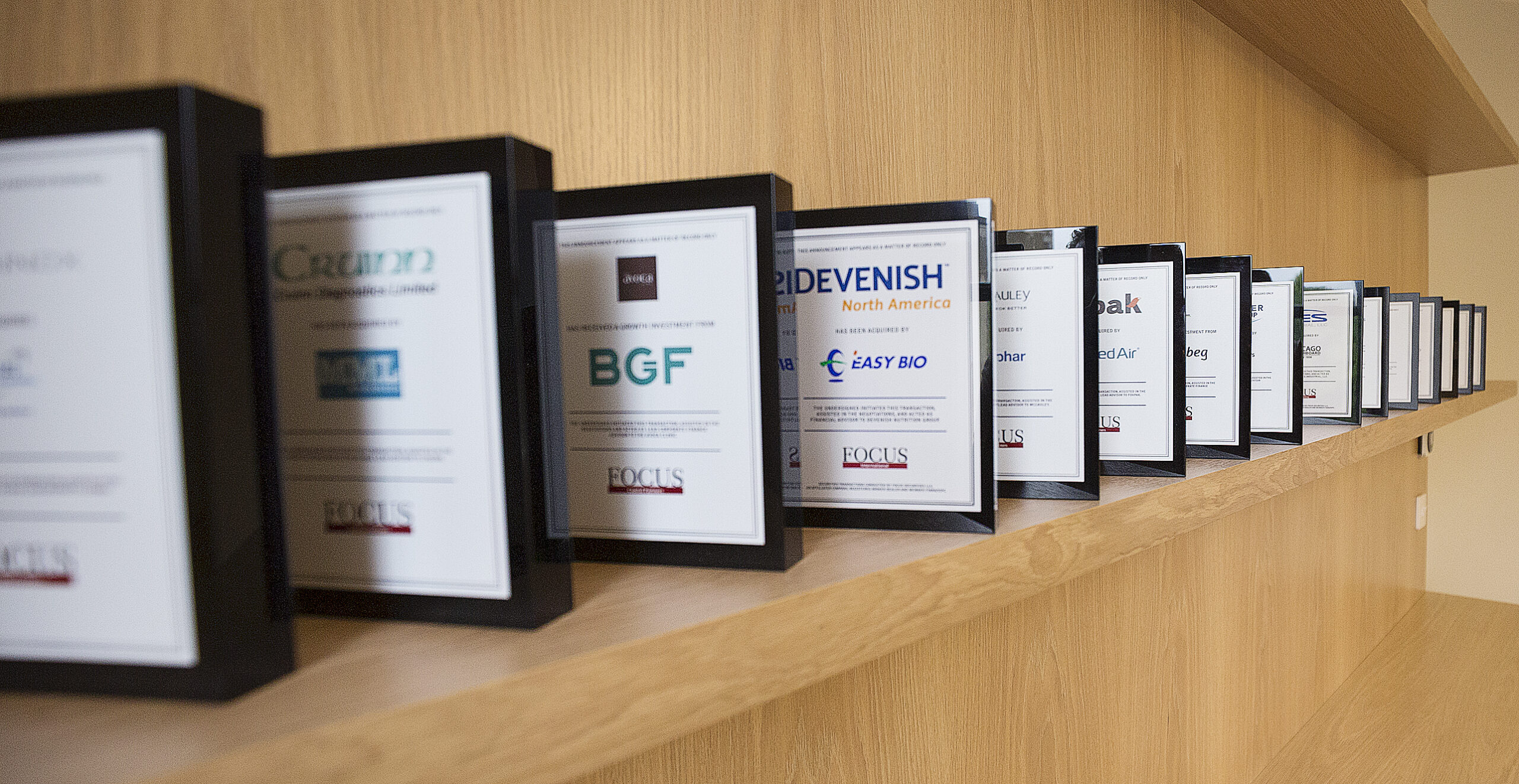 FOCUS Capital Partners Tombstones