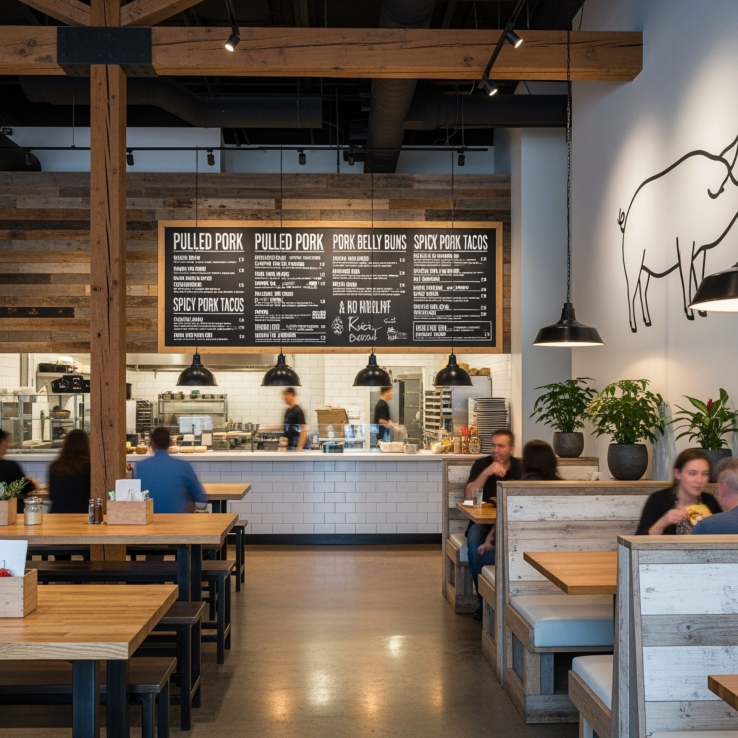 Fast,Casual,Pork,Centric,Restaurant,With,Modern,Farm,Look