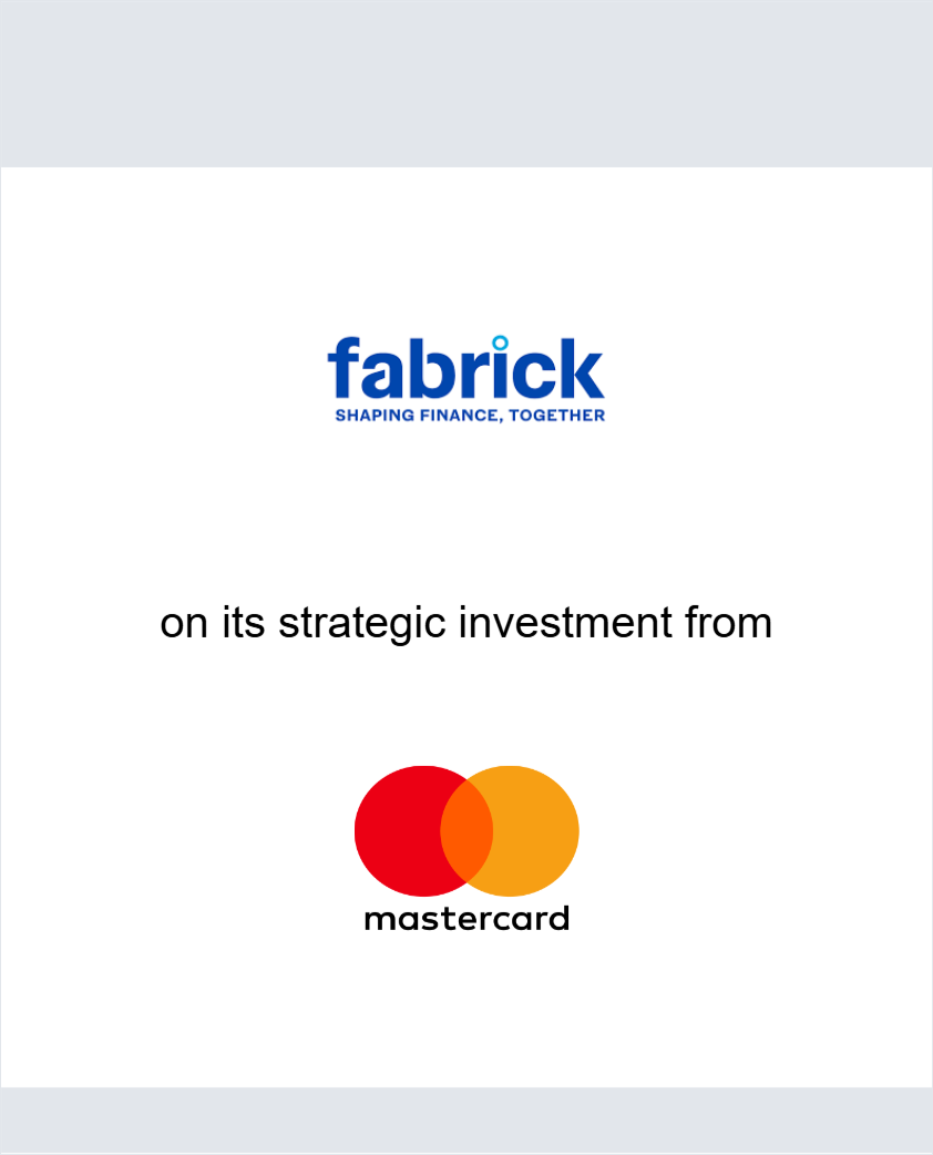 Fabrick on its strategic investment from Mastercard