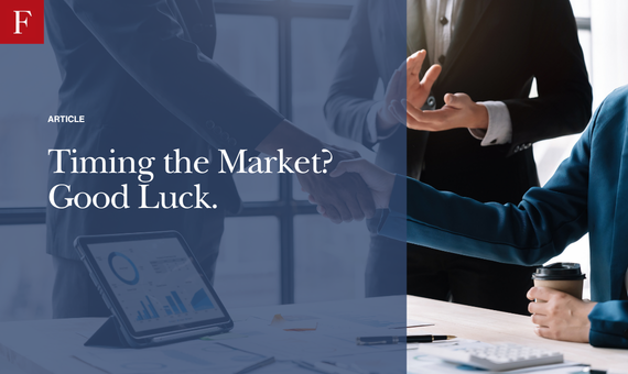 Timing the Market? Good Luck.